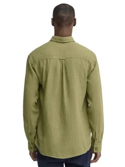 Linnen blouse kaki