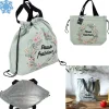 Lunchtas mintgroen - (B)36 x (H)33 x (D)10,5 cm