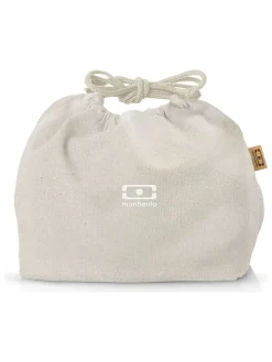 Lunchtas "Pochette M" crème - (B)18 x (H)19 cm