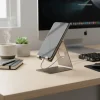 Mobiele telefoonhouder beige - (B)6 x (H)12 x (D)10 cm