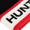 Muts zwart/crème/rood