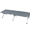 Opklapbed grijs - (B)64 x (H)42 x (D)190 cm