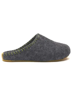 Pantoffels donkergrijs