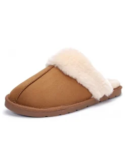 Pantoffels lichtbruin