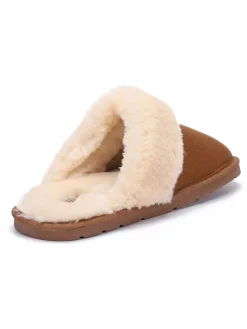 Pantoffels lichtbruin
