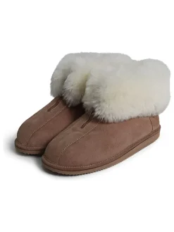 Pantoffels met lamsvacht 
