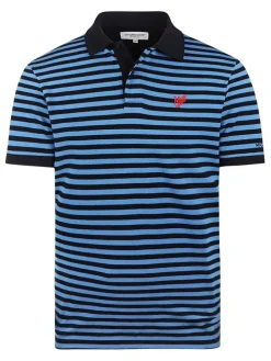 Poloshirt blauw/zwart