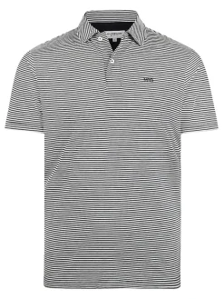 Poloshirt donkerblauw/wit