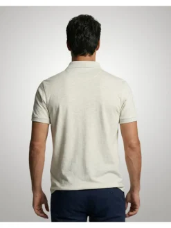Poloshirt lichtgrijs