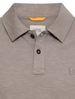 Poloshirt taupe