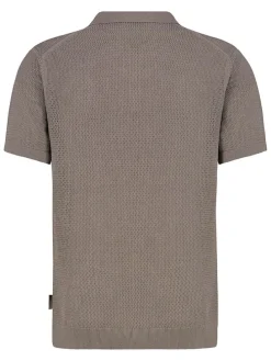 Poloshirt taupe