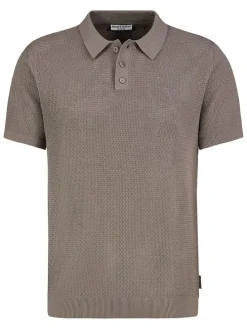 Poloshirt taupe
