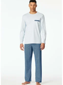 Pyjama lichtblauw/blauw