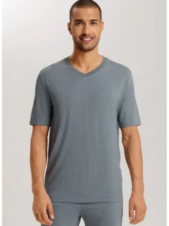Pyjamashirt grijs