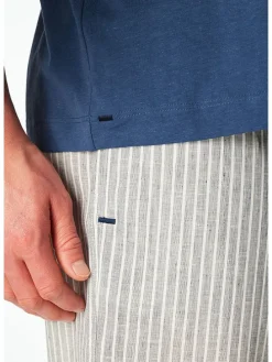 Pyjamatop donkerblauw
