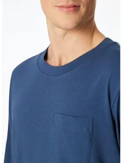 Pyjamatop donkerblauw