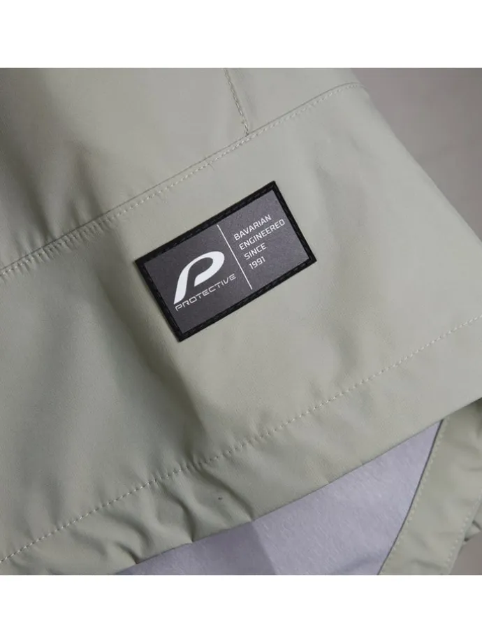 Regenjas "Space Age" groen