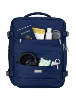 Reis-/businessrugzak donkerblauw - (B)30 x (H)40 x (D)20 cm