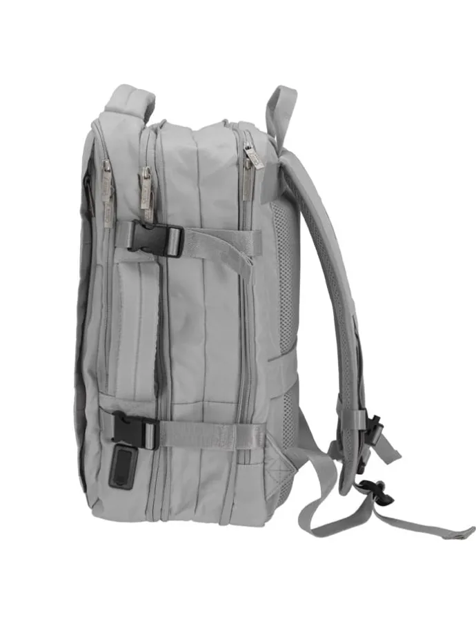 Reis-/businessrugzak grijs - (B)30 x (H)40 x (D)20 cm