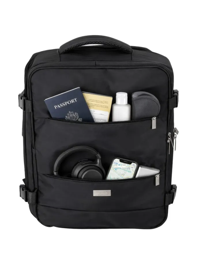 Reis-/businessrugzak zwart - (B)30 x (H)40 x (D)20 cm