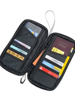 Reisdocumentenetui grijs - (B)26 x (H)14,7 x (D)2,7 cm