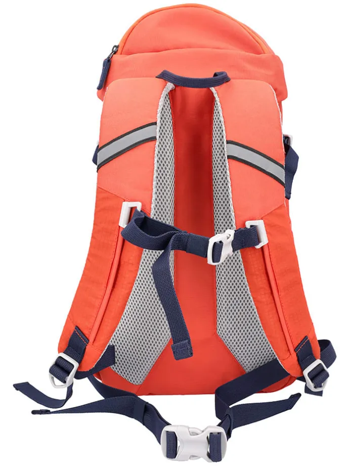 Rugzak "Looxor" oranje - (B)23,5 x (H)36,5 x (D)12 cm