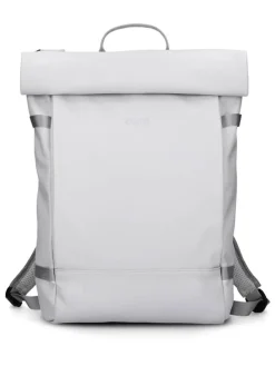 Rugzak wit/grijs - (B)37 x (H)45 x (D)13 cm