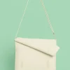 Schoudertas beige - (B)34 x (H)27 x (D)8 cm