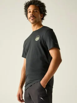 Shirt "Breezed" antraciet