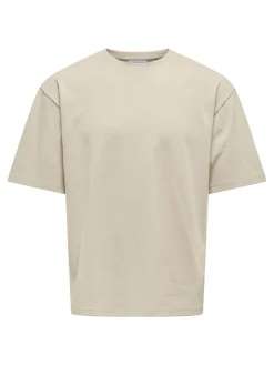 Shirt "Caspian" zandkleurig
