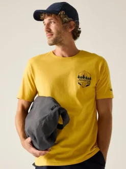 Shirt "Cline IX" mosterdgeel