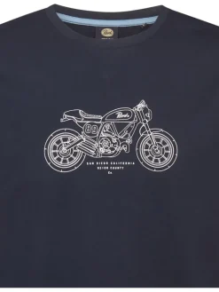 Shirt donkerblauw