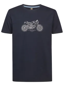 Shirt donkerblauw