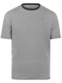 Shirt donkerblauw/wit