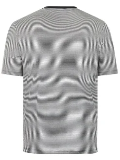 Shirt donkerblauw/wit