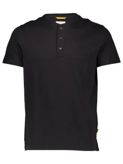Shirt "Henley" zwart
