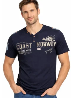 Shirt "Jantonio" donkerblauw