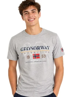 Shirt "Jecking" grijs
