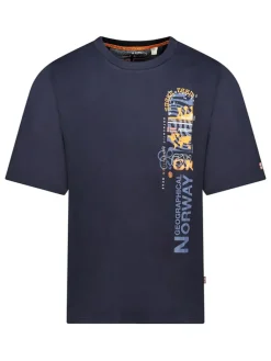 Shirt "Jexplor" donkerblauw