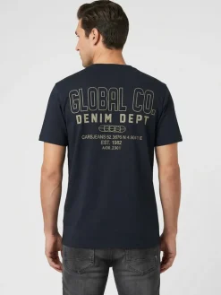 Shirt "Klive" donkerblauw