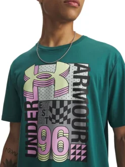 Shirt ''Logo Collage'' groen