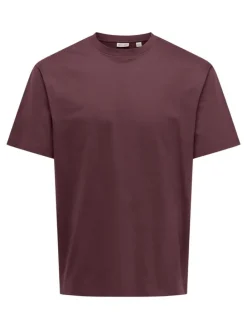 Shirt "Onsfred" bordeaux
