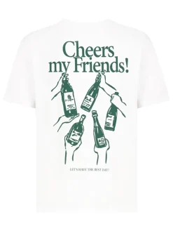 Shirt wit/groen