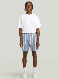 Short lichtblauw