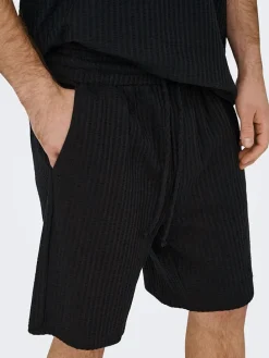 Short "Onsaustin" zwart