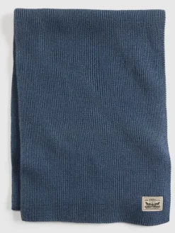 Sjaal donkerblauw - (L)180 cm
