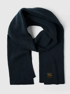 Sjaal donkerblauw - (L)175 x (B)30 cm