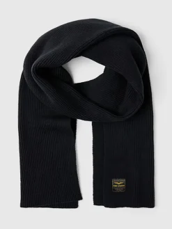 Sjaal zwart - (L)175 x (B)30 cm