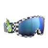 Ski-/snowboardbril "Fovea RS" zwart/wit/blauw