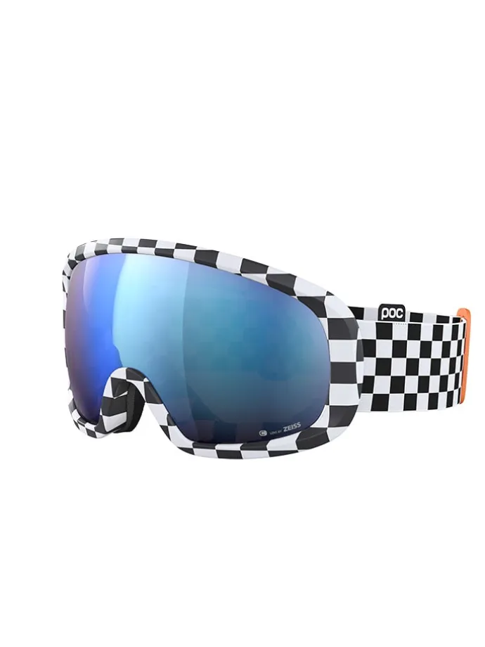 Ski-/snowboardbril "Fovea RS" zwart/wit/blauw
